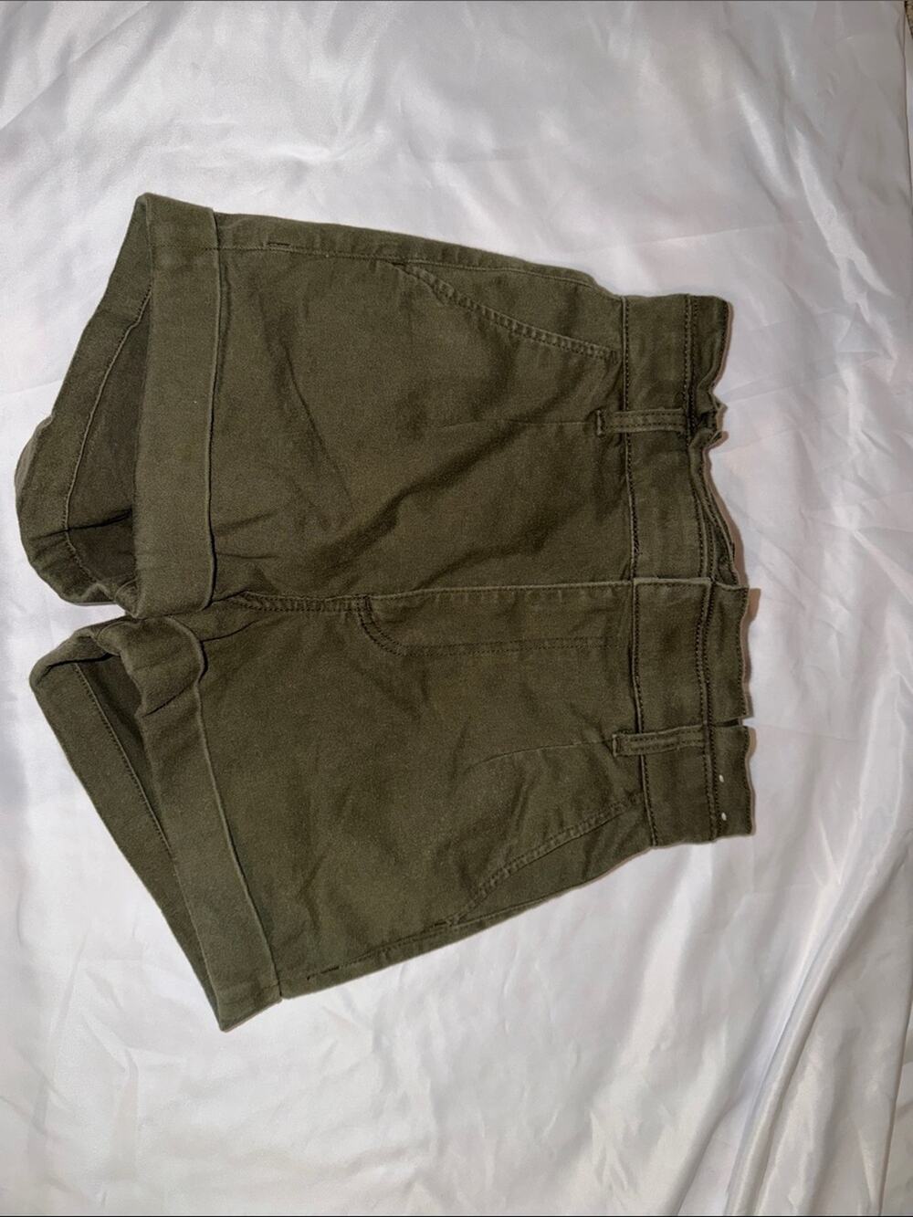 Express High Waist Olive Green Women’s Shorts